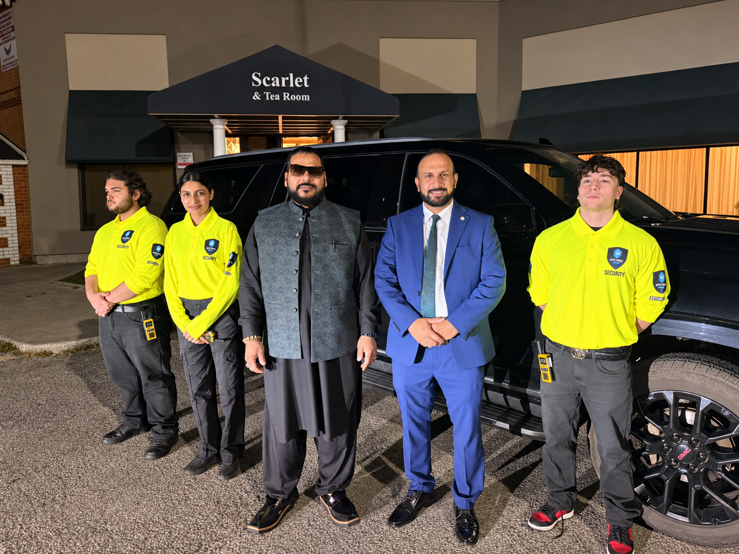 Apex-Force security team with Syed Moiz of BIGGBOSS Events and Hyder Ali.